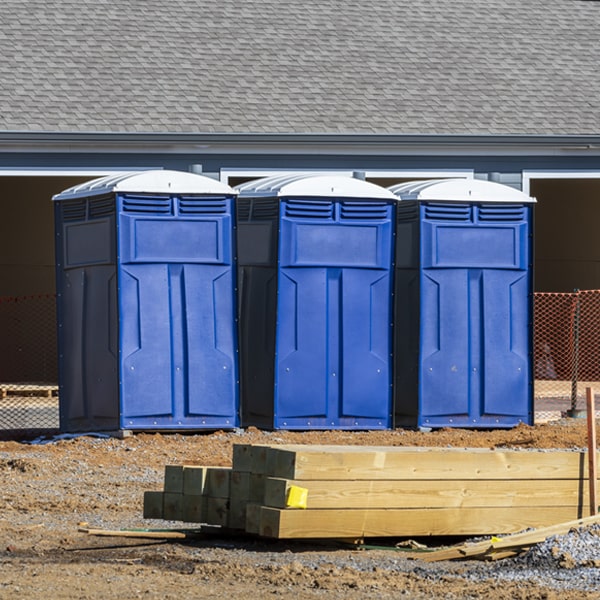 how do you dispose of waste after the portable toilets have been emptied in Belvidere